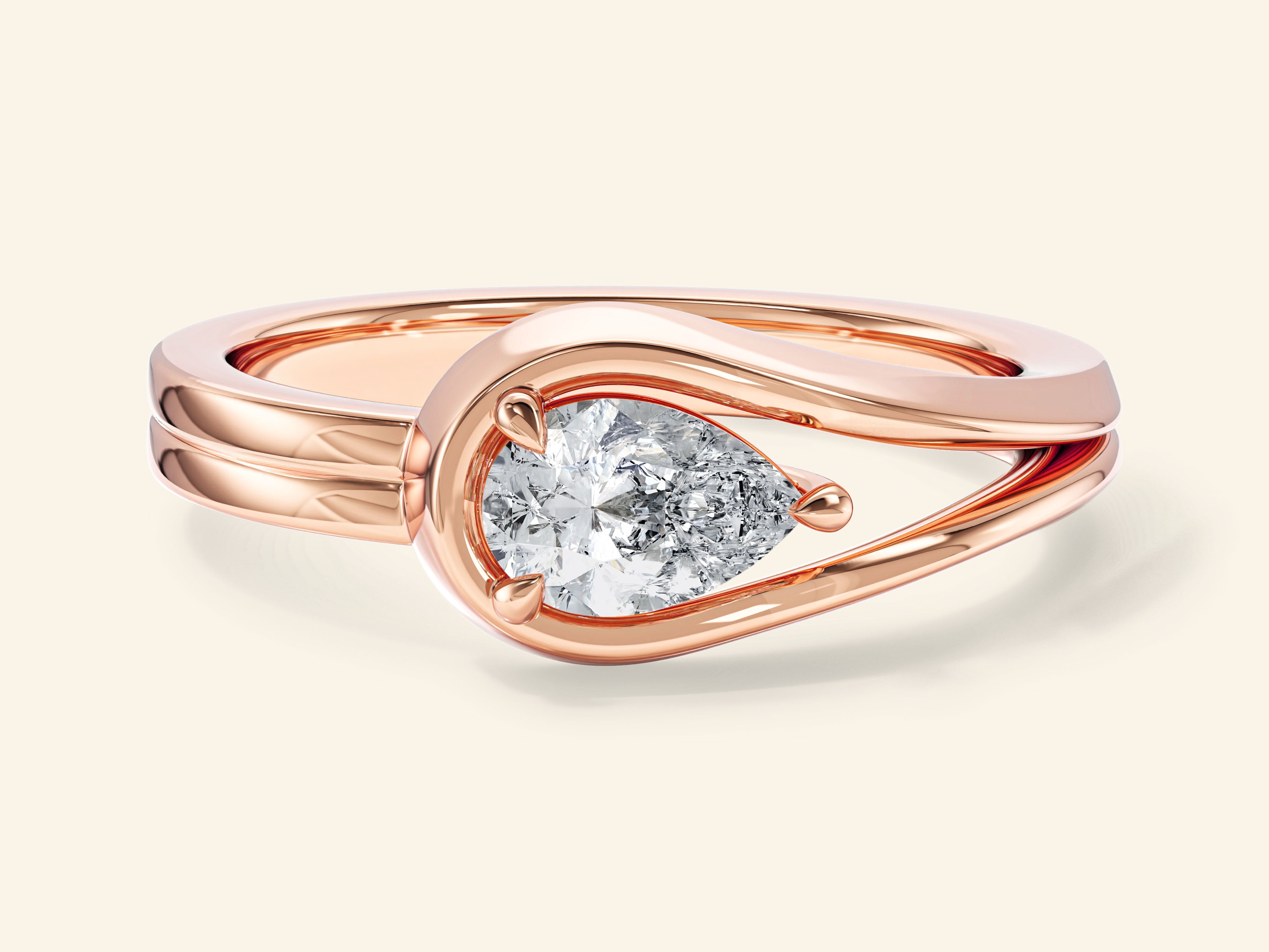 Split Shank Engagement Ring