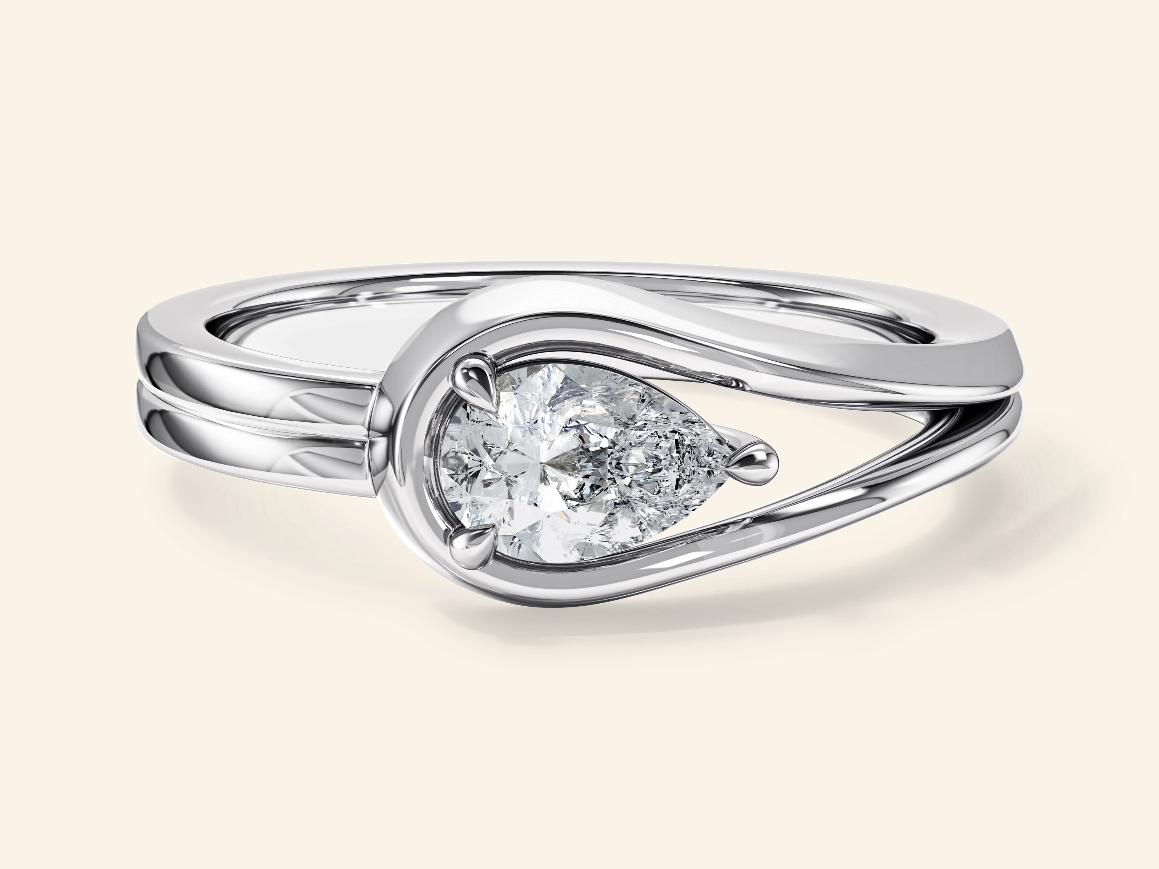 Split Shank Engagement Ring