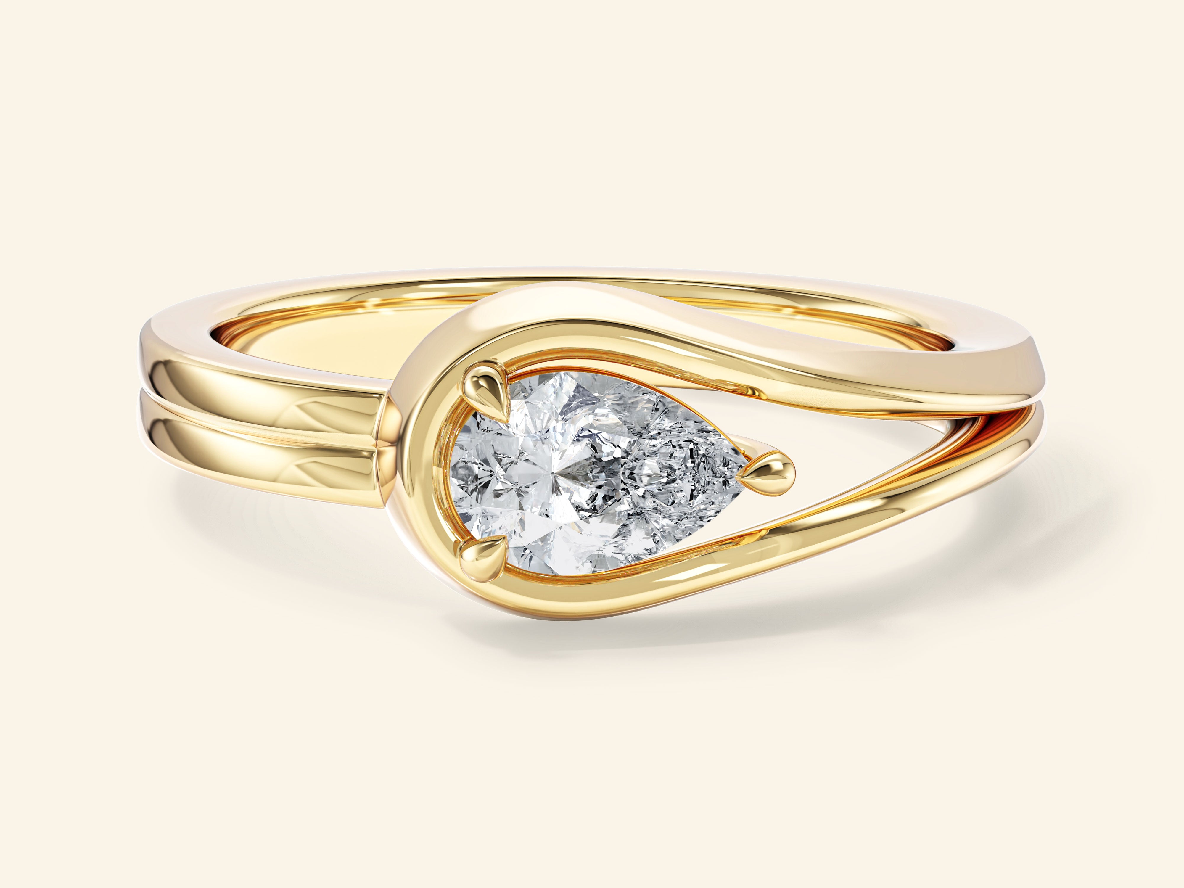 Split Shank Engagement Ring