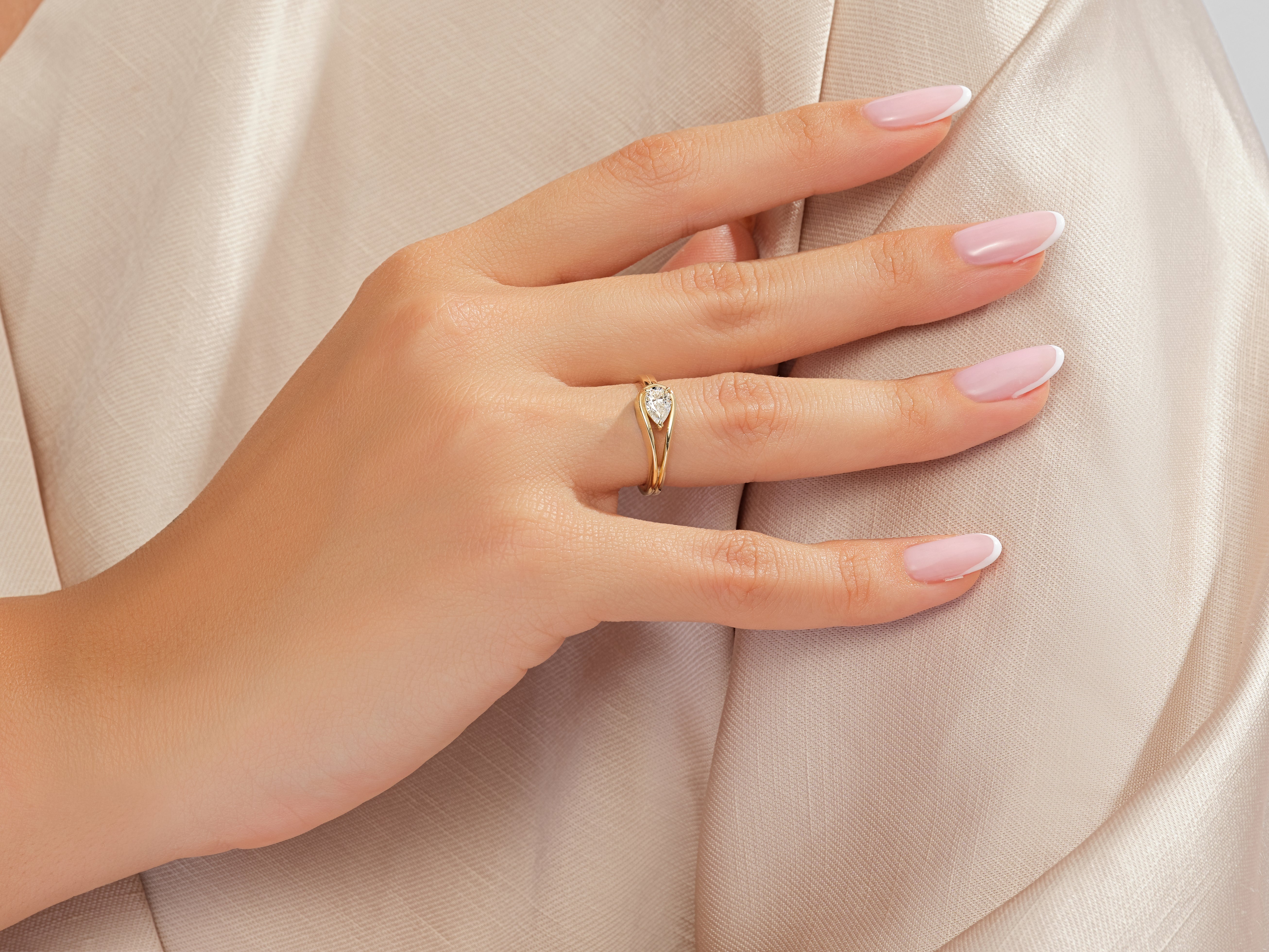 Split Shank Engagement Ring