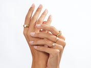 Dome Bezel Heart Engagement Ring