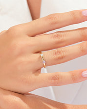 Dainty Heart Bypass Promise Ring