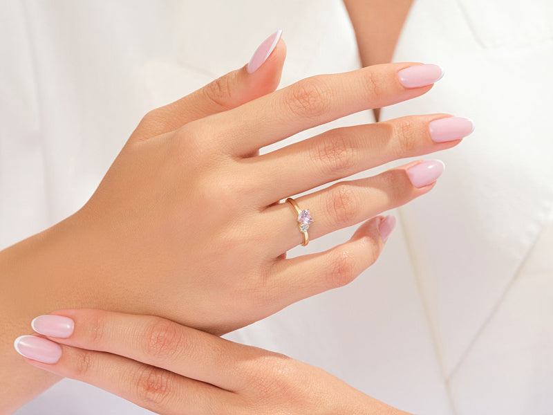 Duo Heart Promise Ring