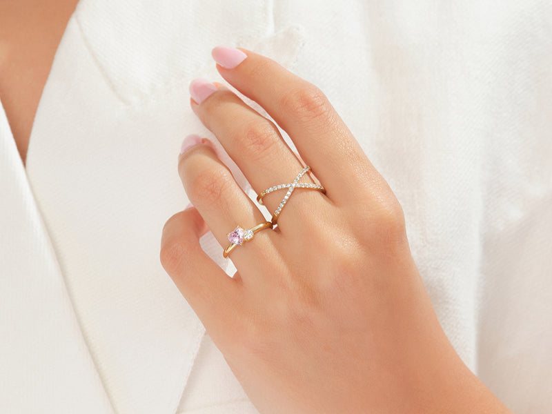 Duo Heart Promise Ring