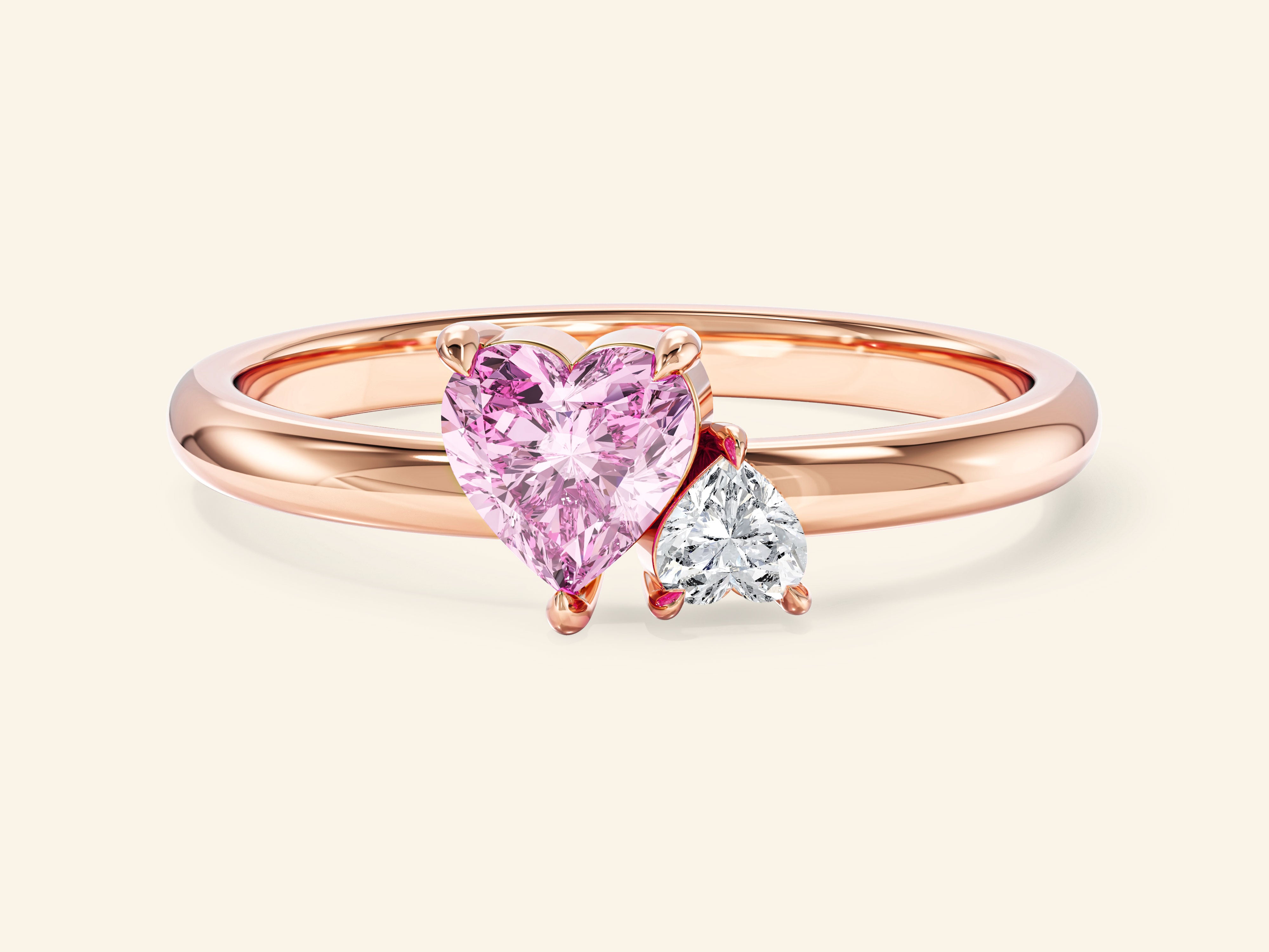 Duo Heart Promise Ring