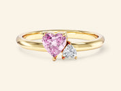 Duo Heart Promise Ring