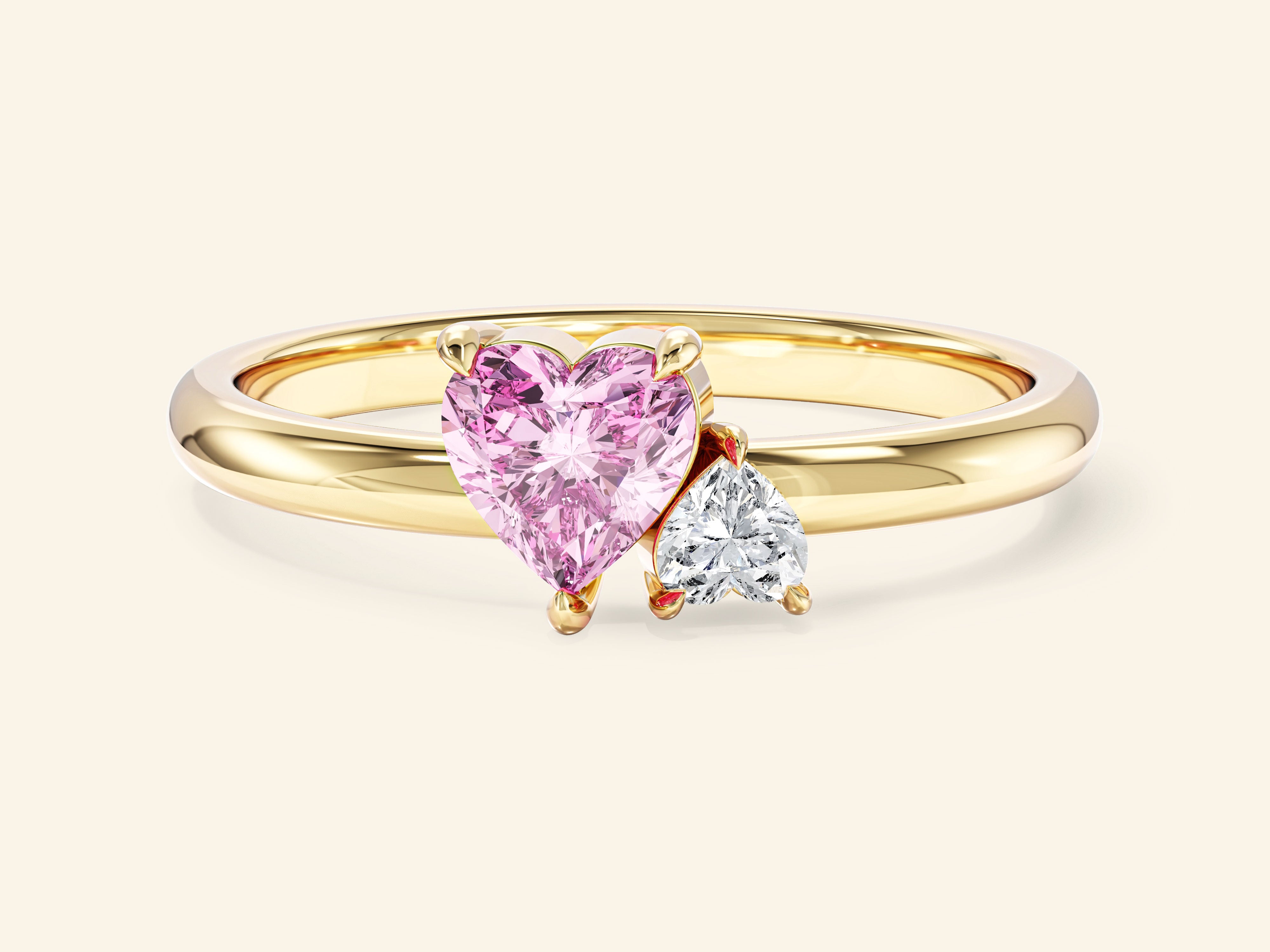Duo Heart Promise Ring