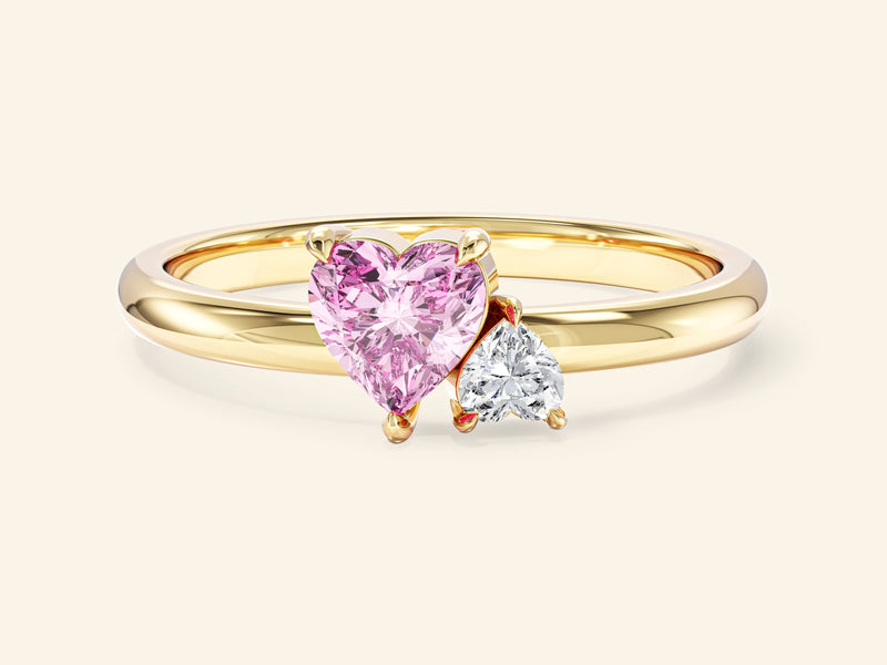 Duo Heart Promise Ring