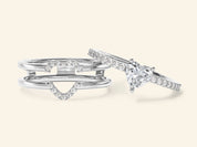 Trio Heart Promise Ring