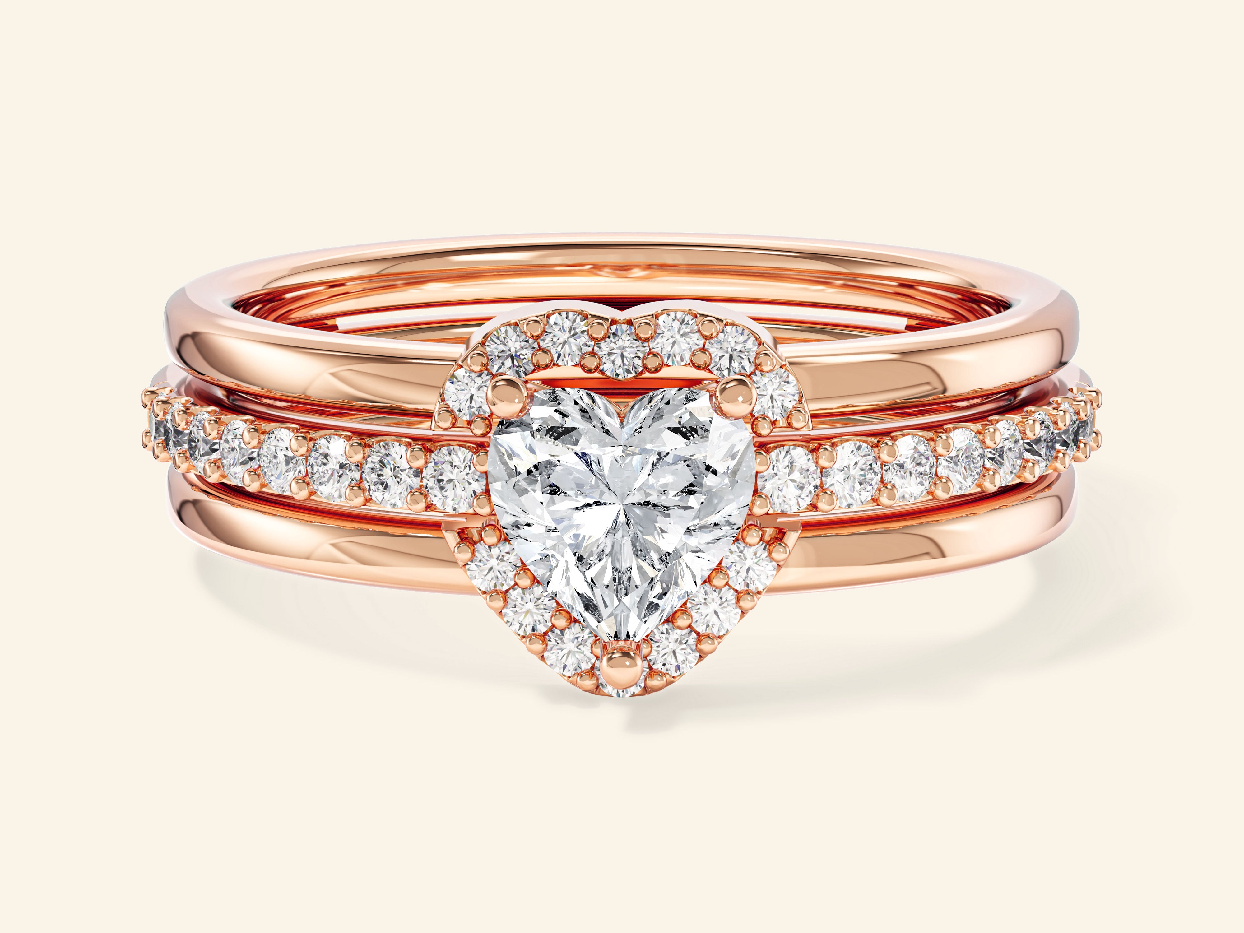 Trio Heart Promise Ring