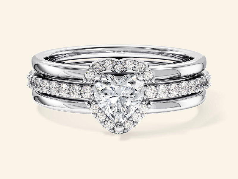 Trio Heart Promise Ring