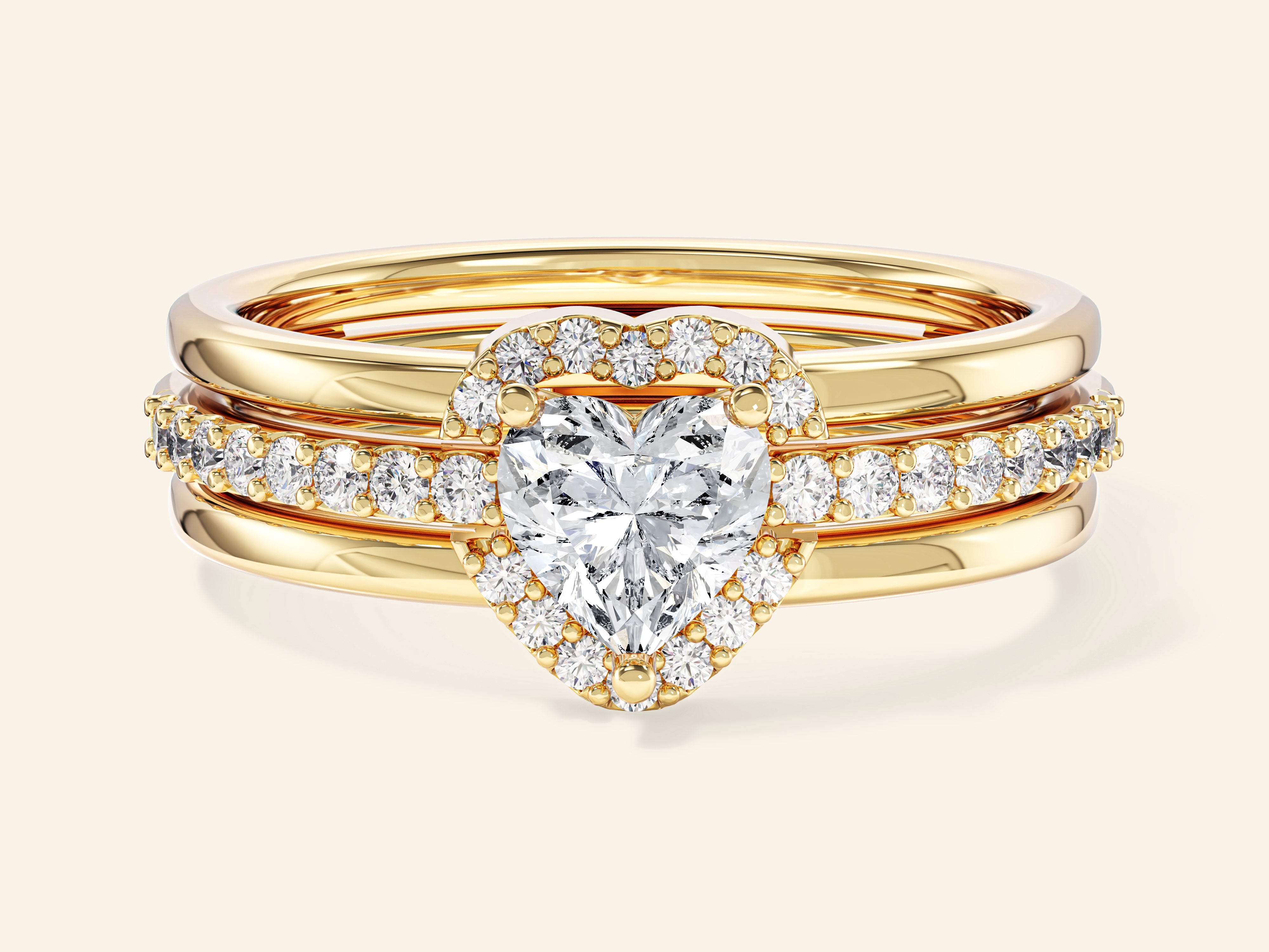 Trio Heart Promise Ring