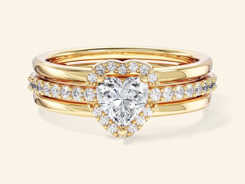 Trio Heart Promise Ring