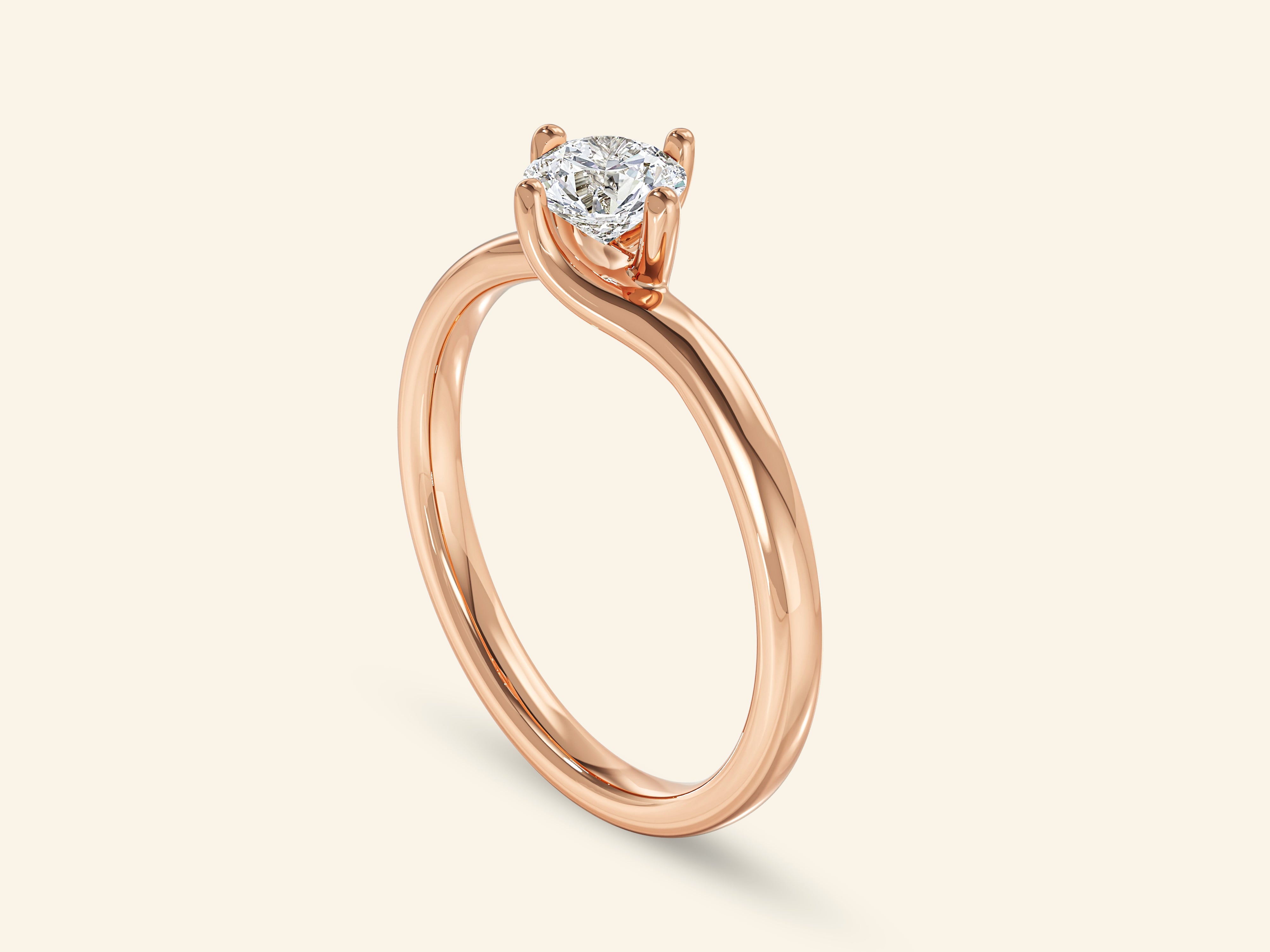 Bypass Solitaire Promise Ring
