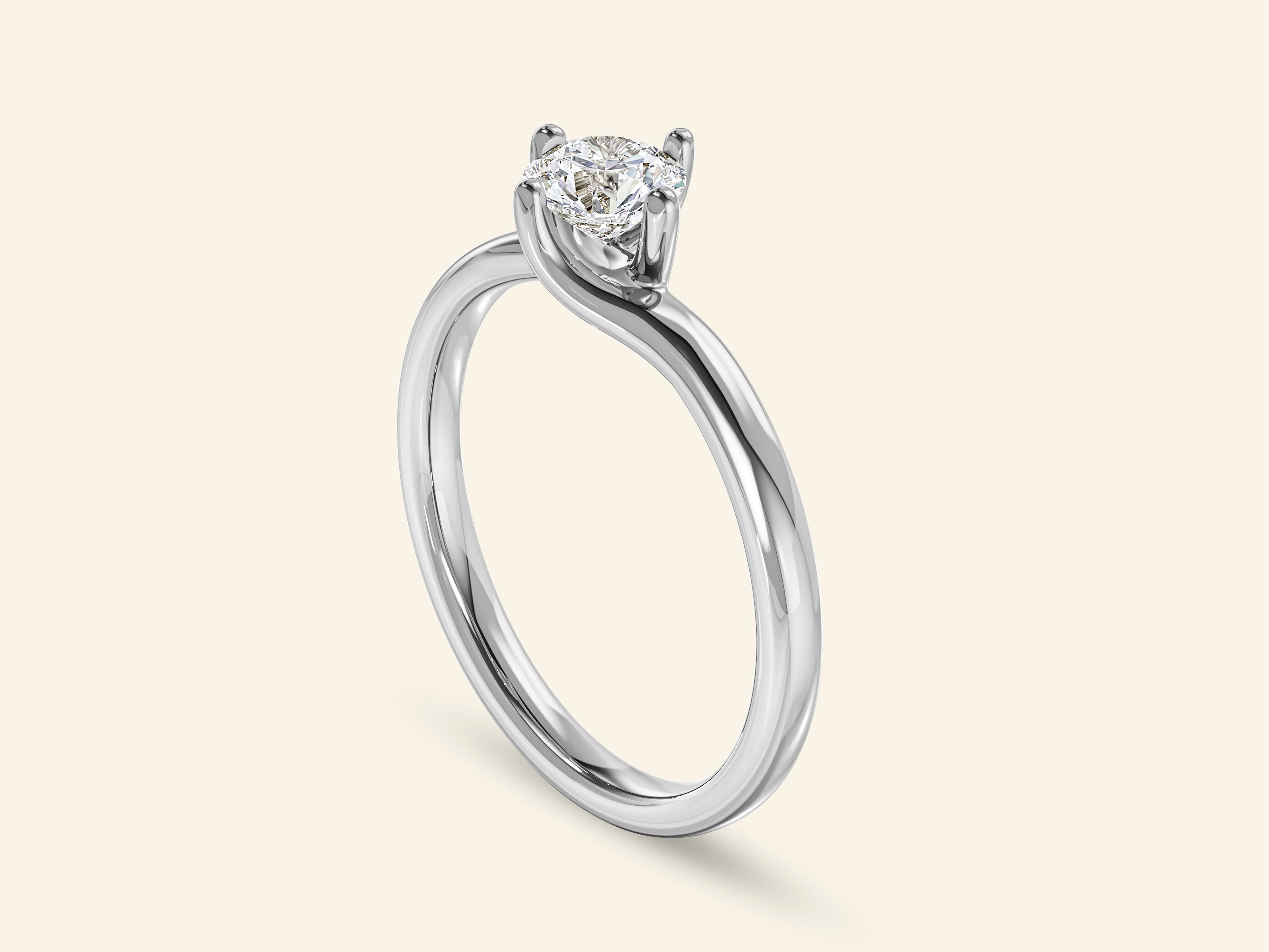 Bypass Solitaire Promise Ring