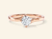 Bypass Solitaire Promise Ring