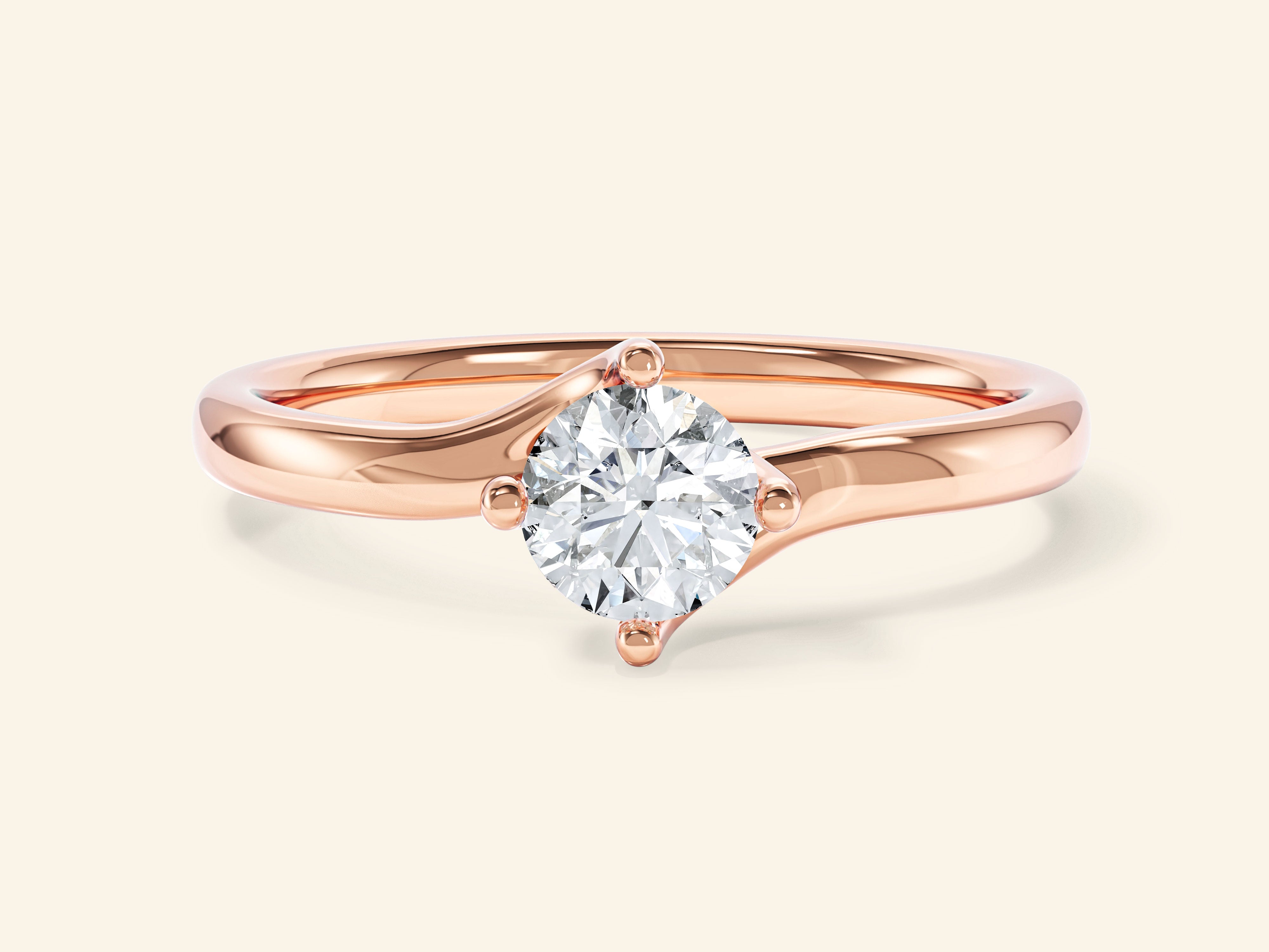 Bypass Solitaire Promise Ring