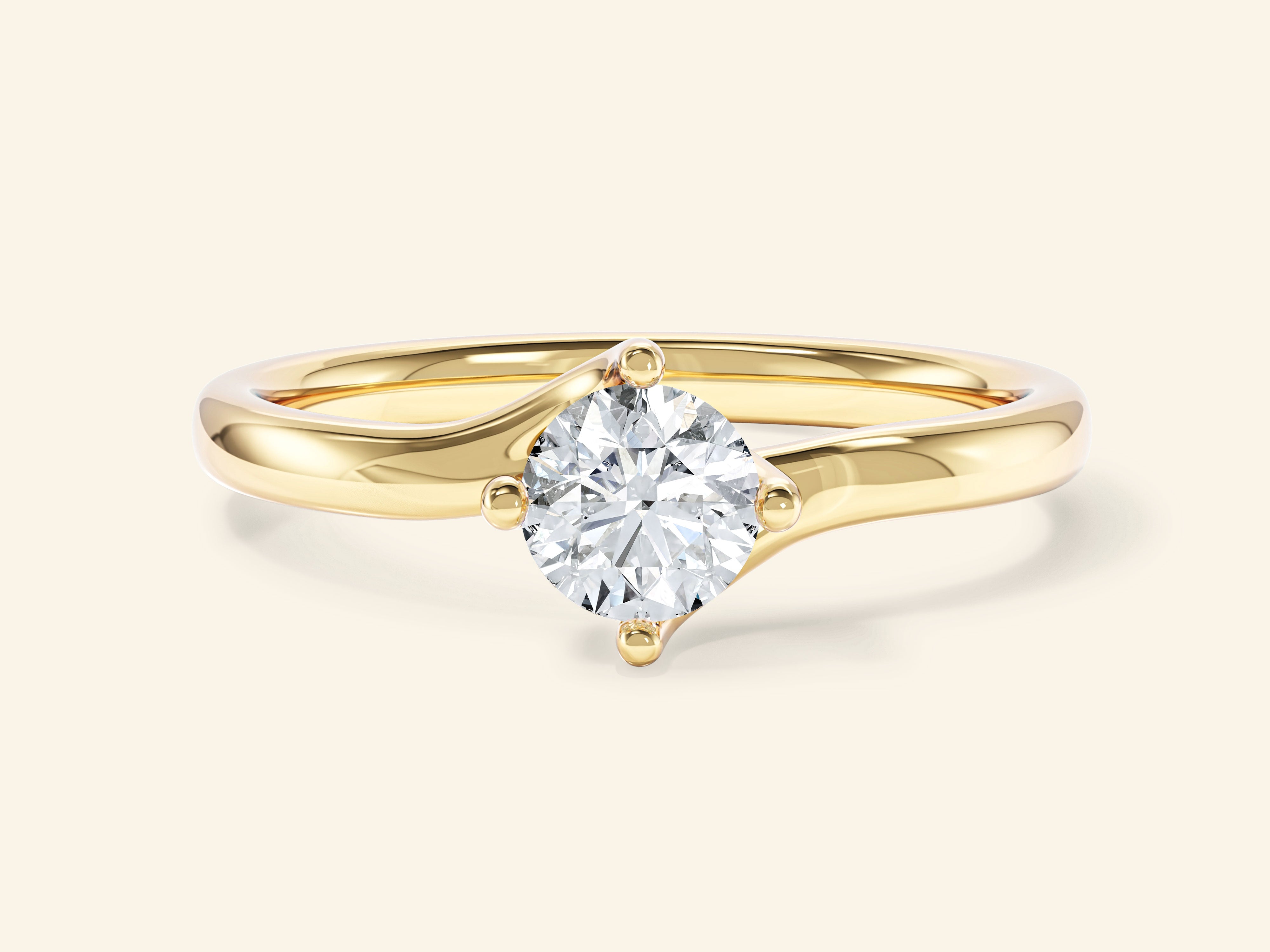 Bypass Solitaire Promise Ring