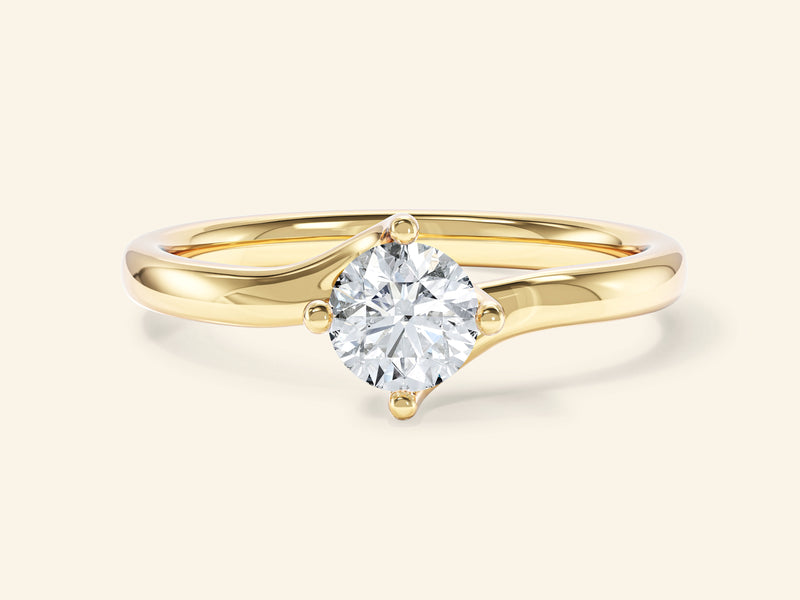 Bypass Solitaire Promise Ring