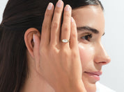 East-West Marquise Engagement Ring