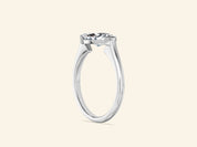 East-West Marquise Engagement Ring