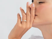 Heart and Pear Cut Engagement Ring