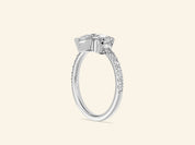 Heart and Pear Cut Engagement Ring