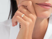 Heart and Pear Cut Engagement Ring