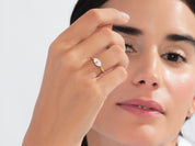 Solitaire East-West Engagement Ring