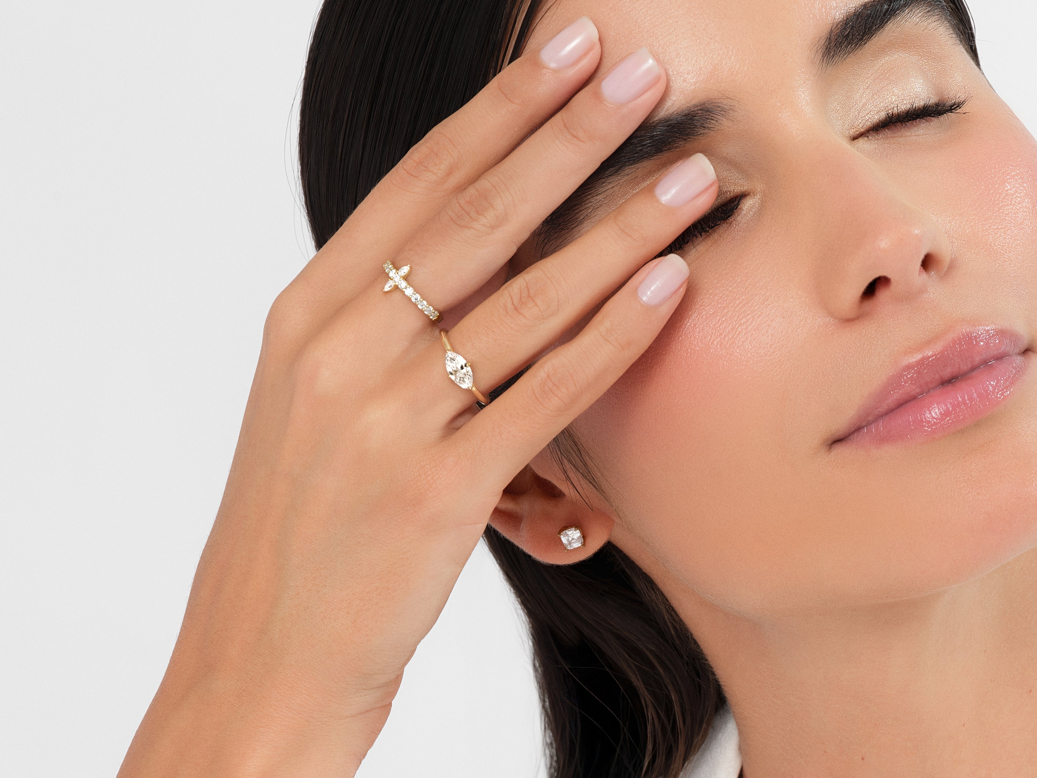 Solitaire East-West Engagement Ring