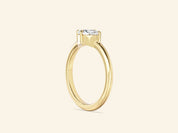 Solitaire East-West Engagement Ring