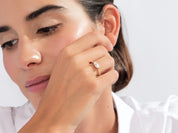 Solitaire East-West Engagement Ring