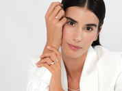 East-West Marquise Engagement Ring