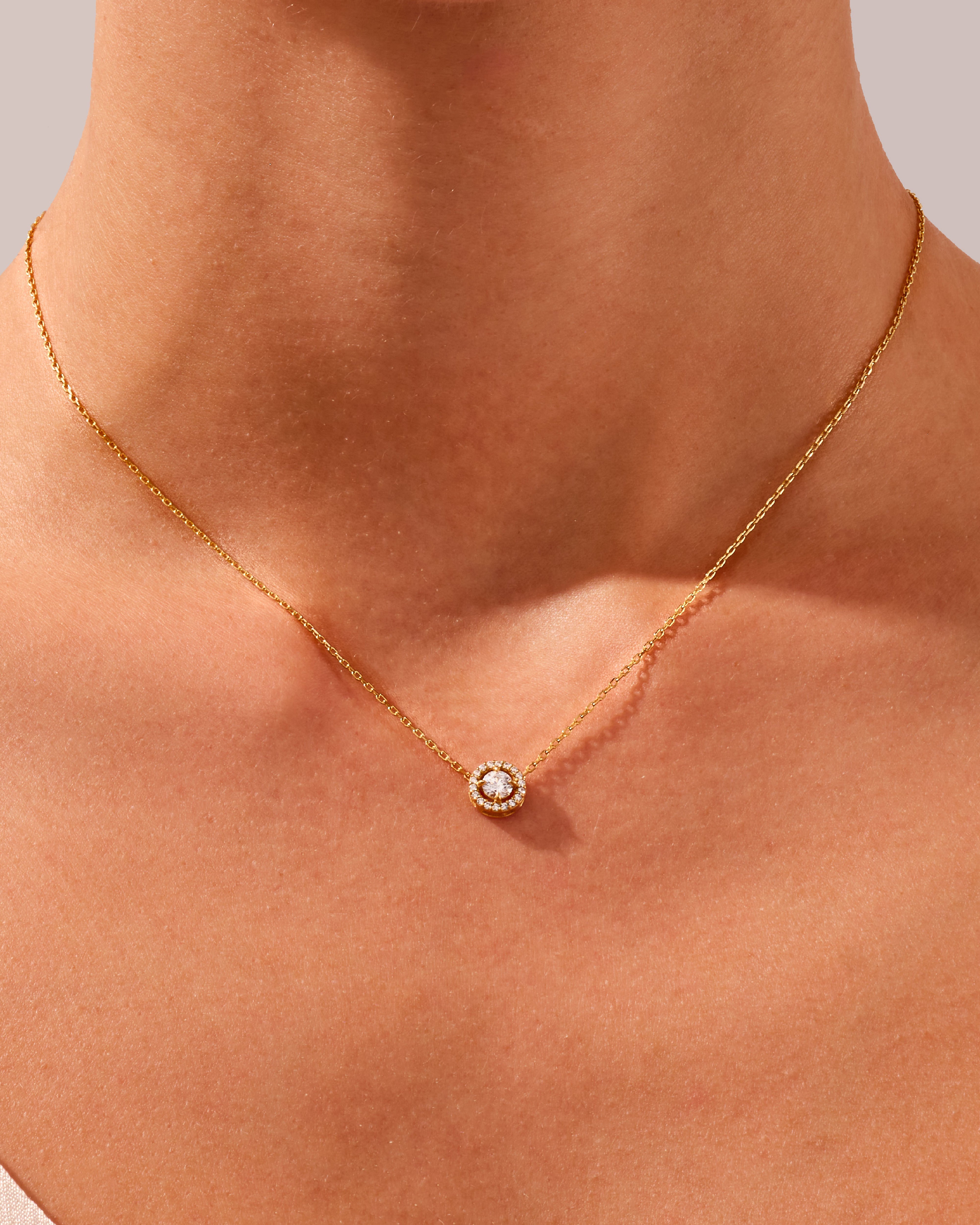 Radiant Halo Necklace