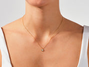 Disc Stone Necklace