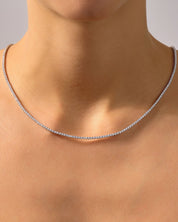 Lab Diamond Tennis Necklace (2.00 mm)