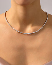 Lab Diamond Tennis Necklace (2.80 mm)