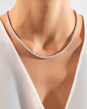 Moissanite Tennis Necklace (4.00 mm)