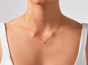 Marquise Flower Necklace