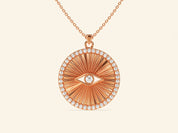 Evil Eye Round Necklace