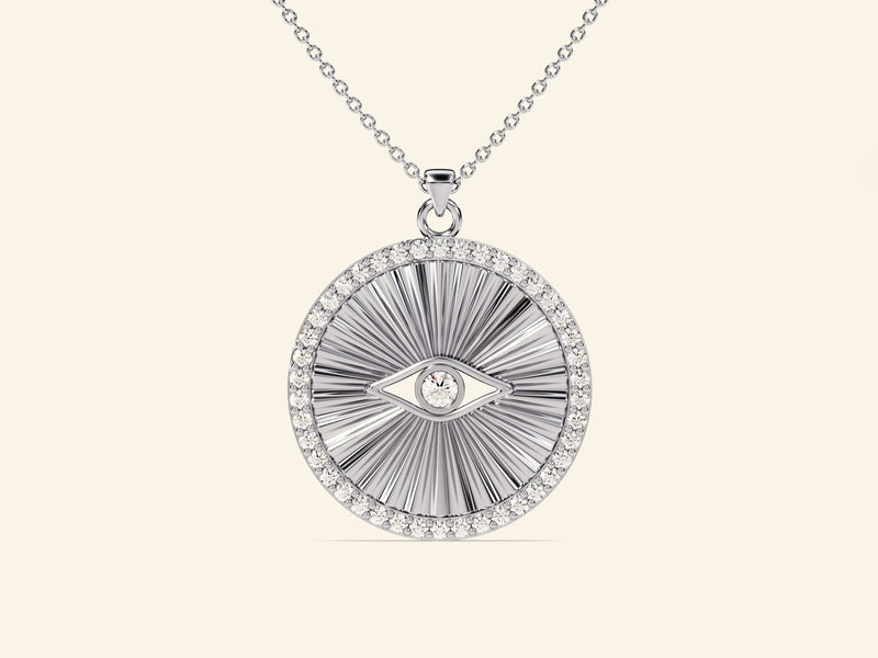 Evil Eye Round Necklace