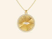 Evil Eye Round Necklace
