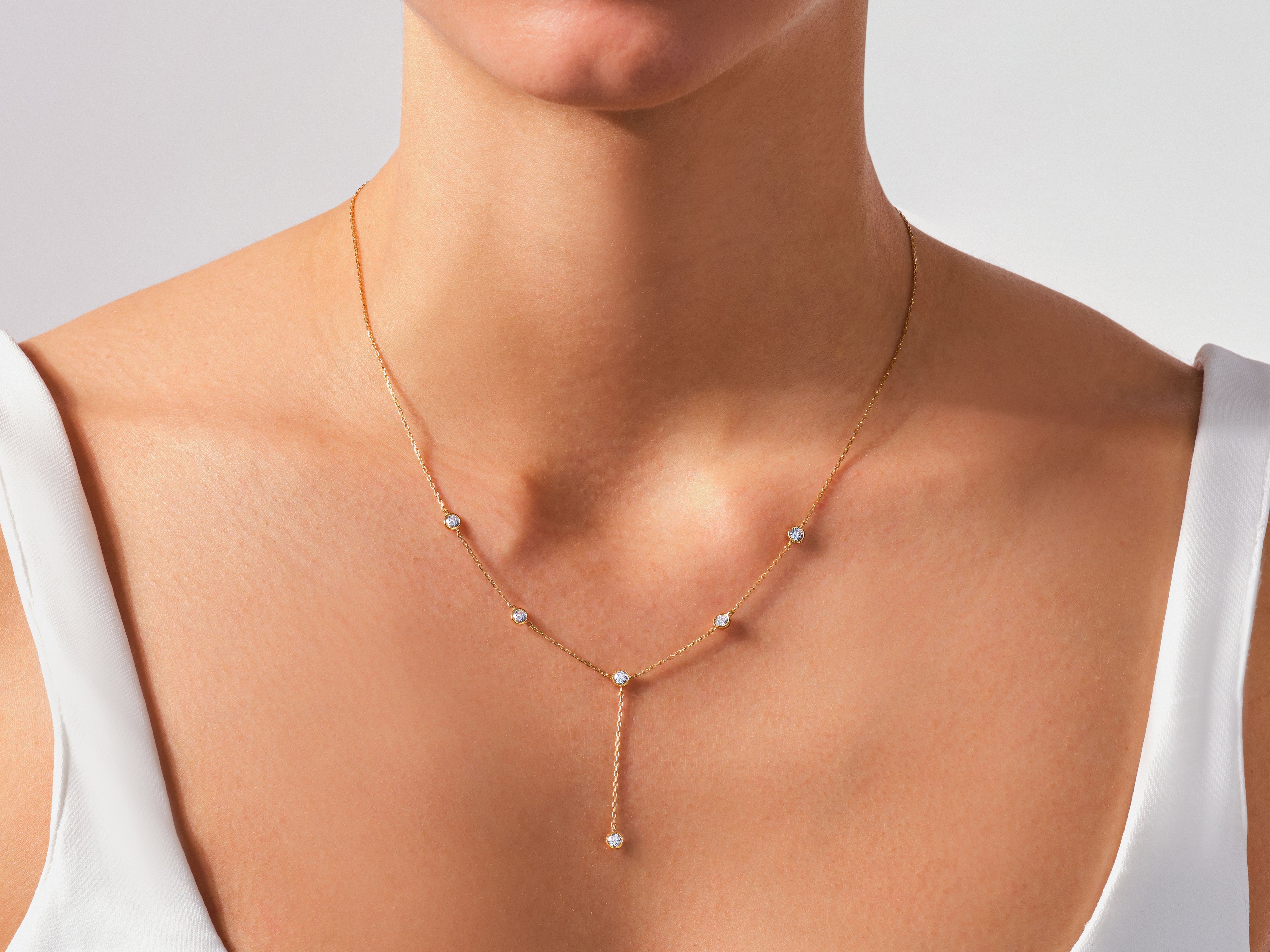 Drop Trace Necklace