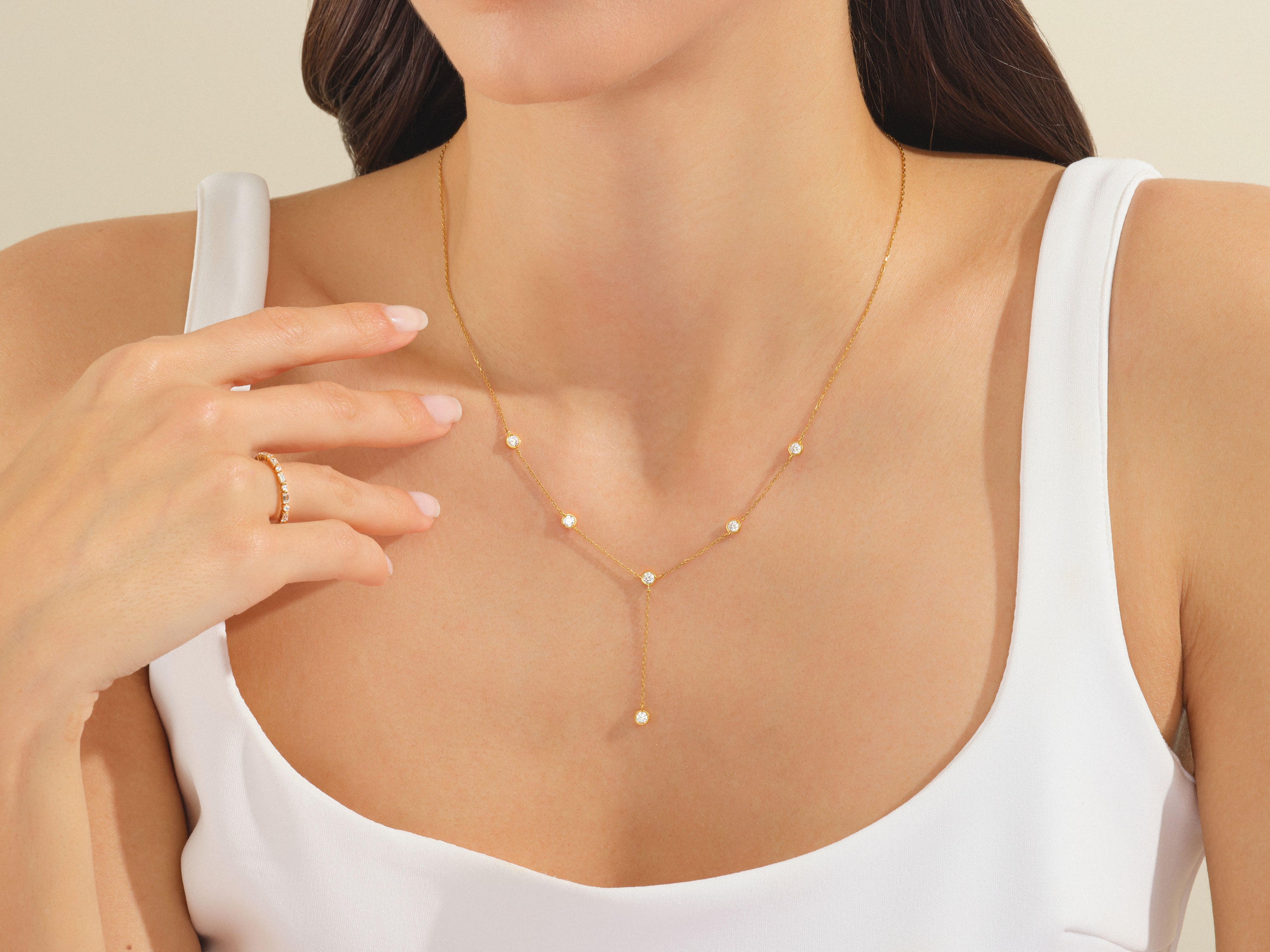 Drop Trace Necklace