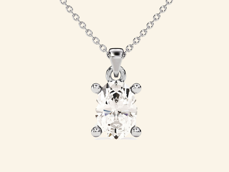 Oval Cut Necklace