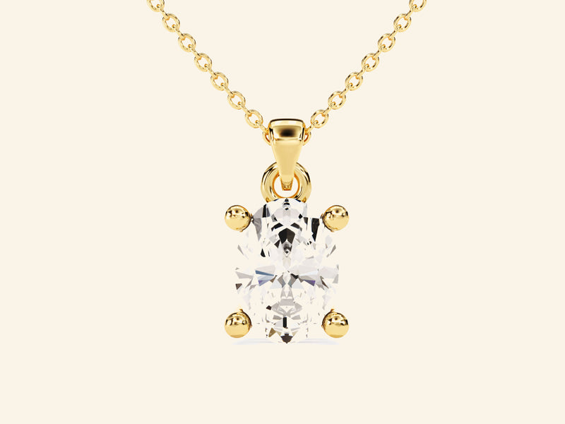 Oval Cut Necklace