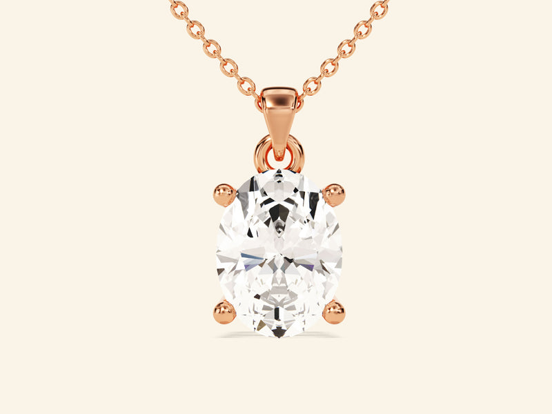 Oval Cut Necklace