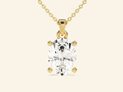 Oval Cut Necklace