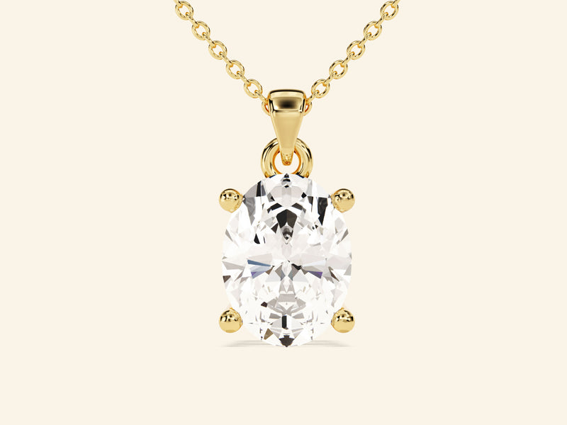 Oval Cut Necklace