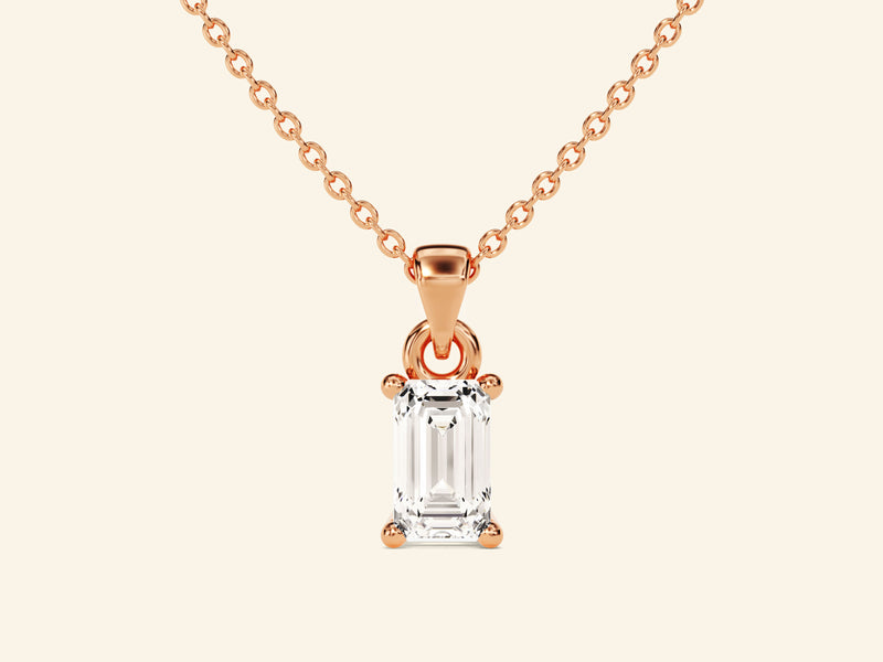 Emerald Cut Necklace